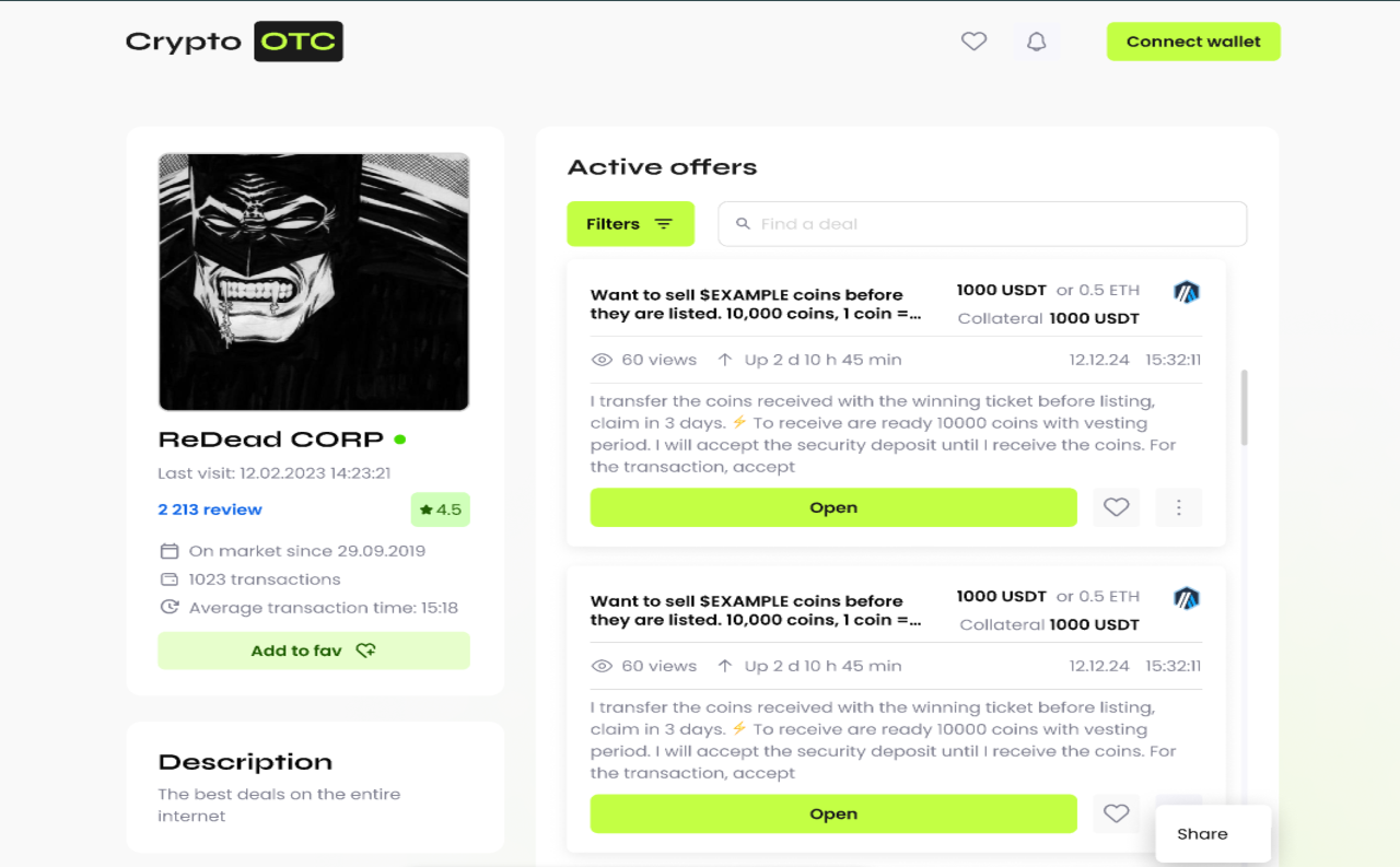 otc screenshot